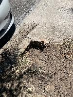 July 2022 - driveway by street<br/> 