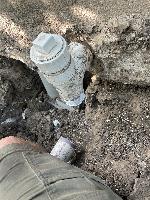 July 17 2022 - side - drain line repair 