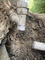 July 17 2022 - side - drain line repair 
