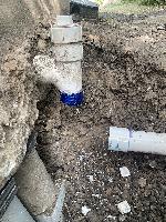 July 17 2022 - side - drain line repair 