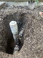 July 23 2022 - drain line in back yard <br/> 