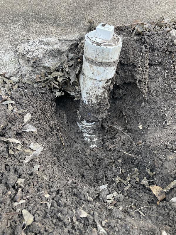 Oh crap. The foundation has moved and this is disconnected again. 

