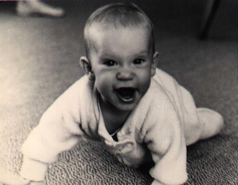 Steve as a baby 