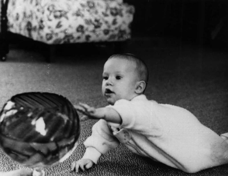 Steve as a baby 