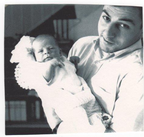 Scott, just born. Not sure who is holding him.