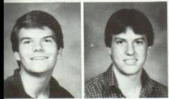 1985 Westchester Yearbook - Stephen Maddox and Andres Macia 