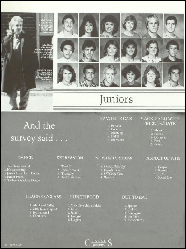 1985 Westchester Yearbook - Alan Seese's page 