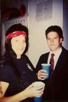 Steve and Julie's first Halloween at Dave Hardy's and Keith Melcher's place 