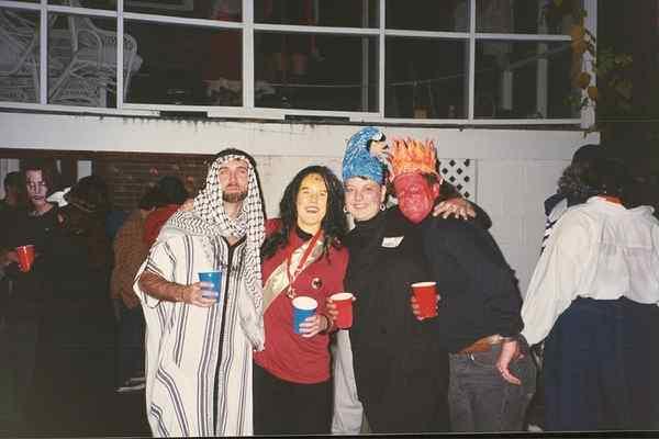 A Shiek, Deborah as a Bajoran, Julie and Steve