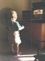 Jordan watching Bill Nye