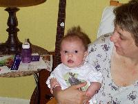 Mama and Jada with mohawk