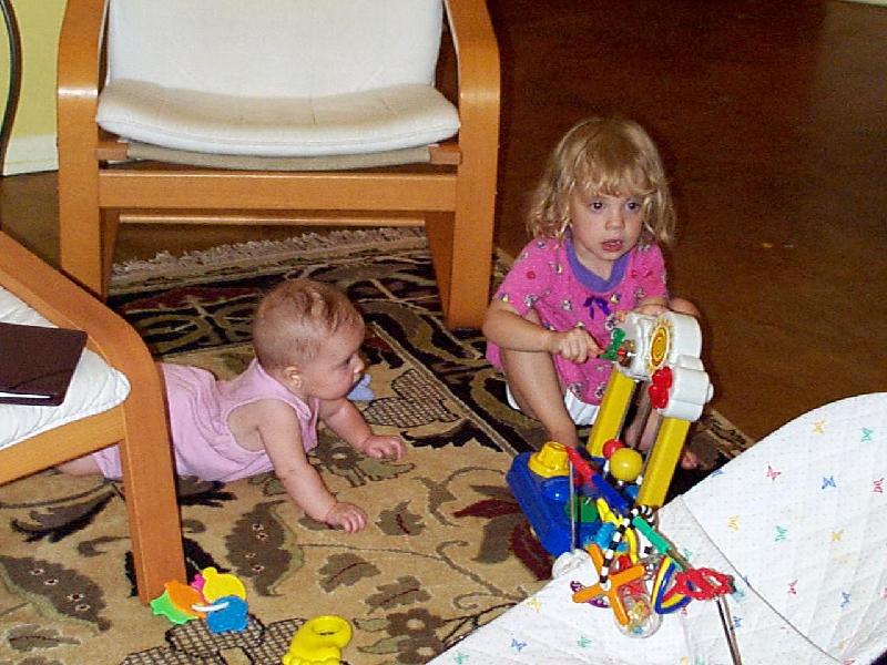 Jada and Jordan playing
