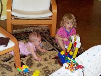 Jada and Jordan playing