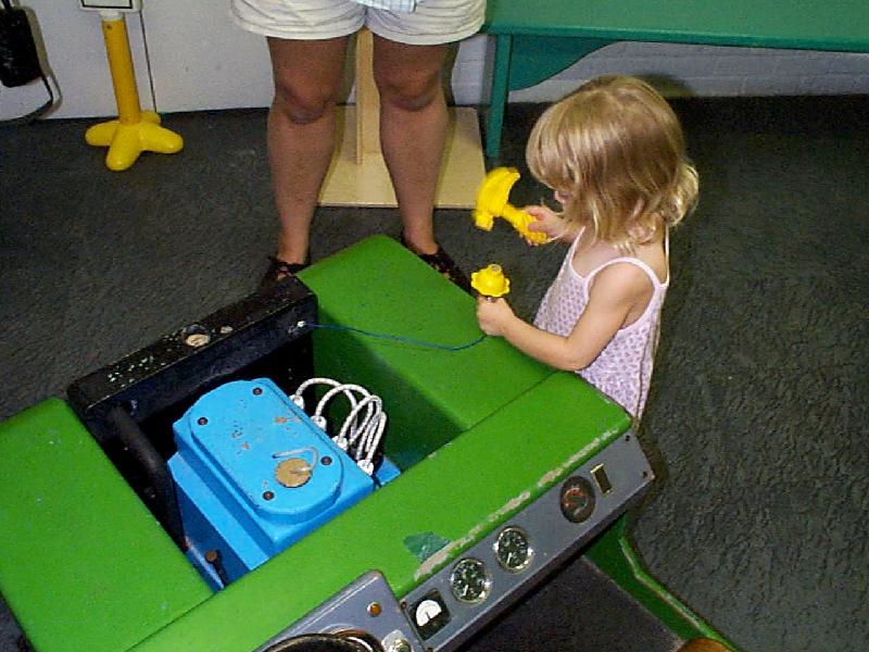Childrens Museum Houston - Jordan fixing the car
