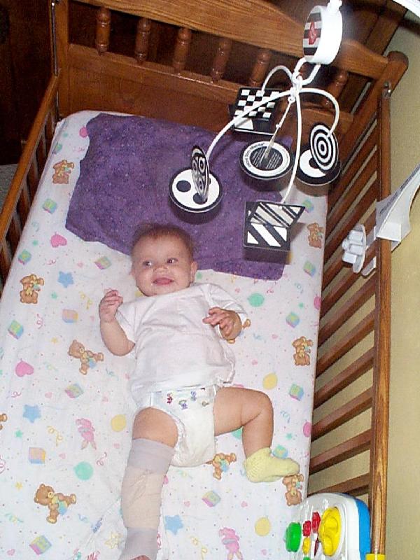 Jada still happy with a broken leg