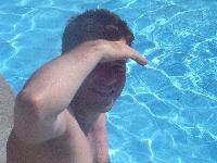 Uncle Scott sunning