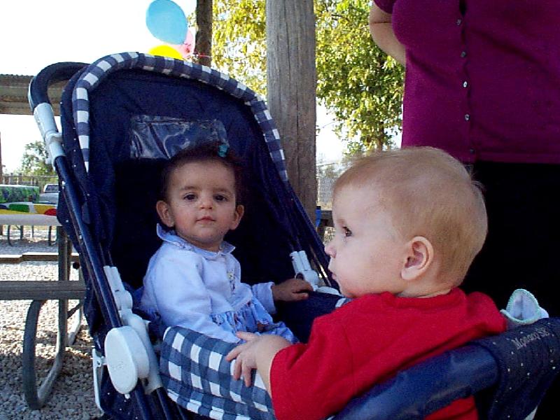 Enzo's birthday - Jada and friend