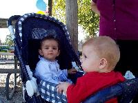 Enzo's birthday - Jada and friend