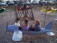 Enzo's birthday - Planes going around in circles