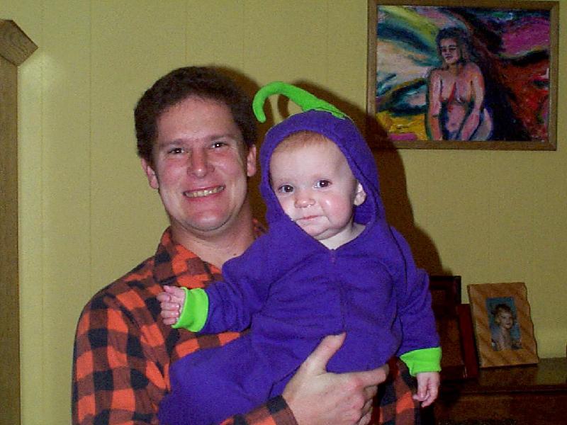 Halloween - Jada as an eggplant