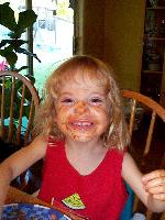 Spaghetti face!