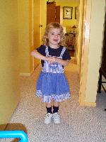 all dressed up for a birthday party