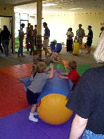 pounding on the 'log'