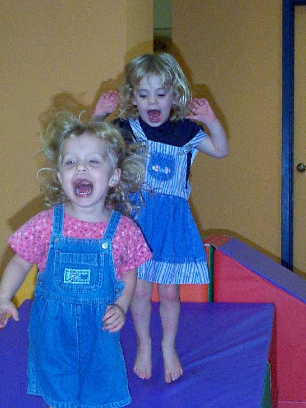 Jordan and her buddy Megan