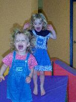 Jordan and her buddy Megan