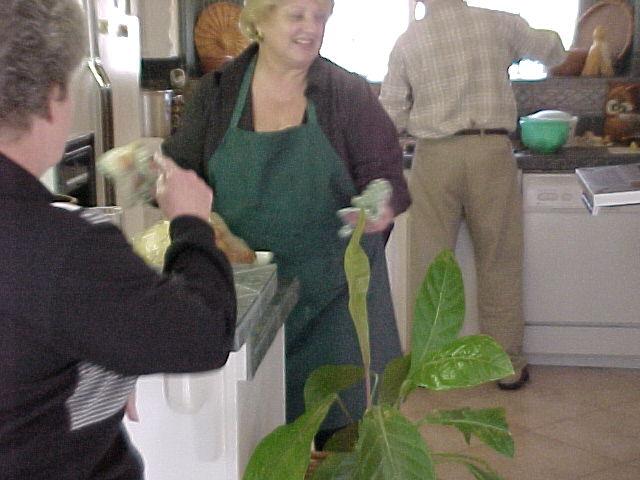 Thanksgiving - busy in the kitchen