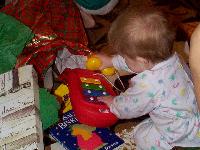 Oh boy! A Xylophone!