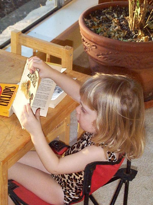 Jordan gets into some heavy reading