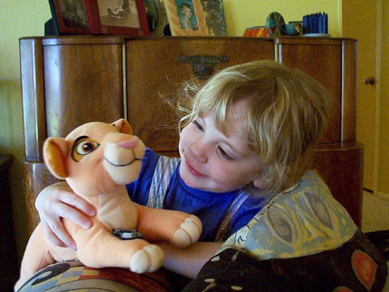 Jordan (Kiara) meets Kiara (lion)