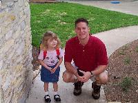 Jordan and Papa - Take Your Daughter to Work day