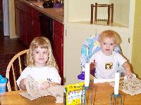 except Jada usually eats the crayons