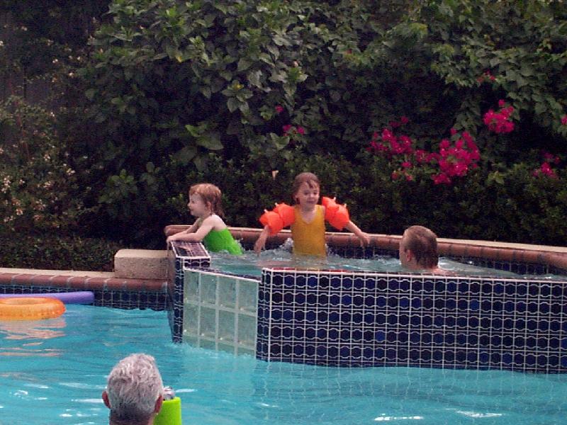 Nicole, Jordan, and Craig in the spa