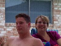 Scott took this picture of Steve trying to look serious or something