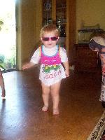 she thinks sunglasses are CALLED cool