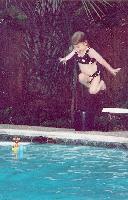 Grandma D doctored this photo to remove the Water Wings