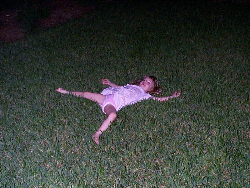 After carving pumpkins, we went outside and looked at stars