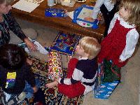 Mason opening presents