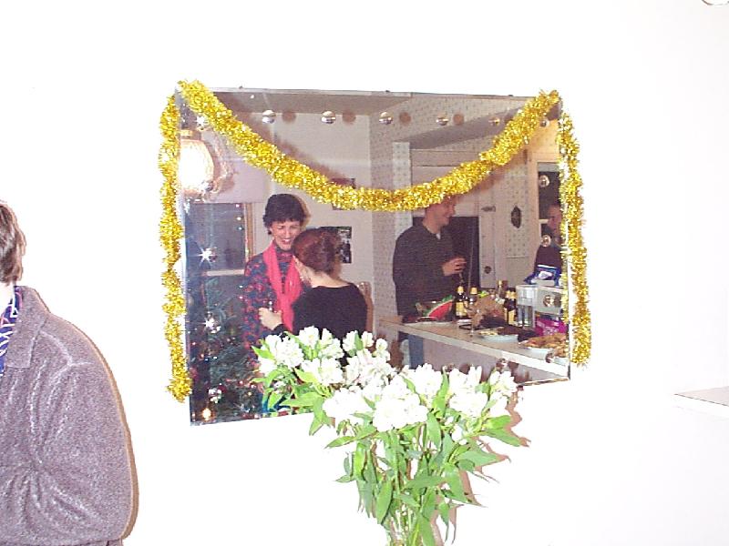 Meg in the mirror