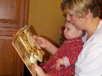 Mama and Jada reading