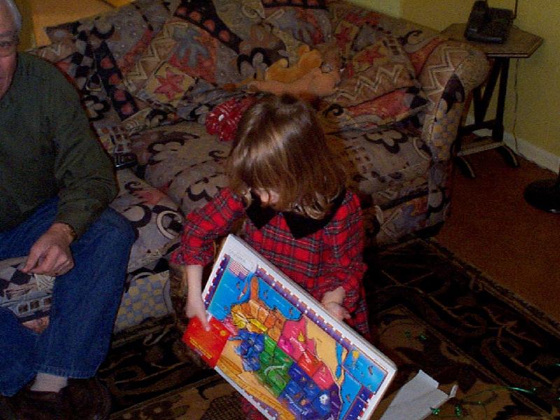 Jordan gets a puzzle of the US