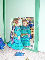 Jada looking at herself