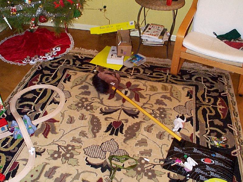 girls got stick horses