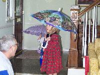 the umbrellas were a big hit