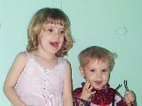 making funny faces
