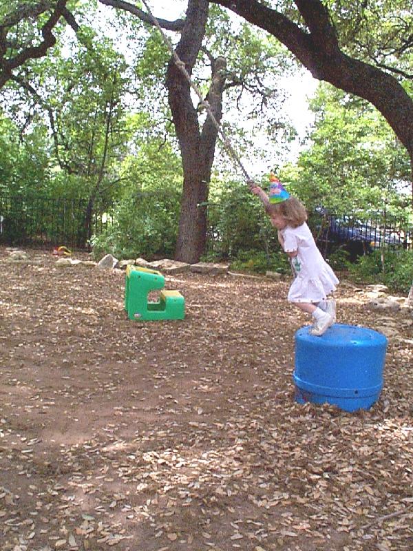 rope swinging