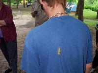 Travis and a hitchhiker